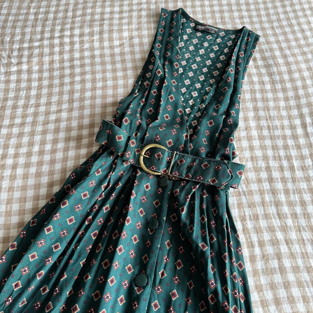 Vintage S.L. Fashions Late 80s / Early 90s Pinafore Dress